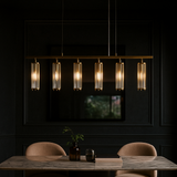 Lustra Suspendata LEXA 6xE14 Gold