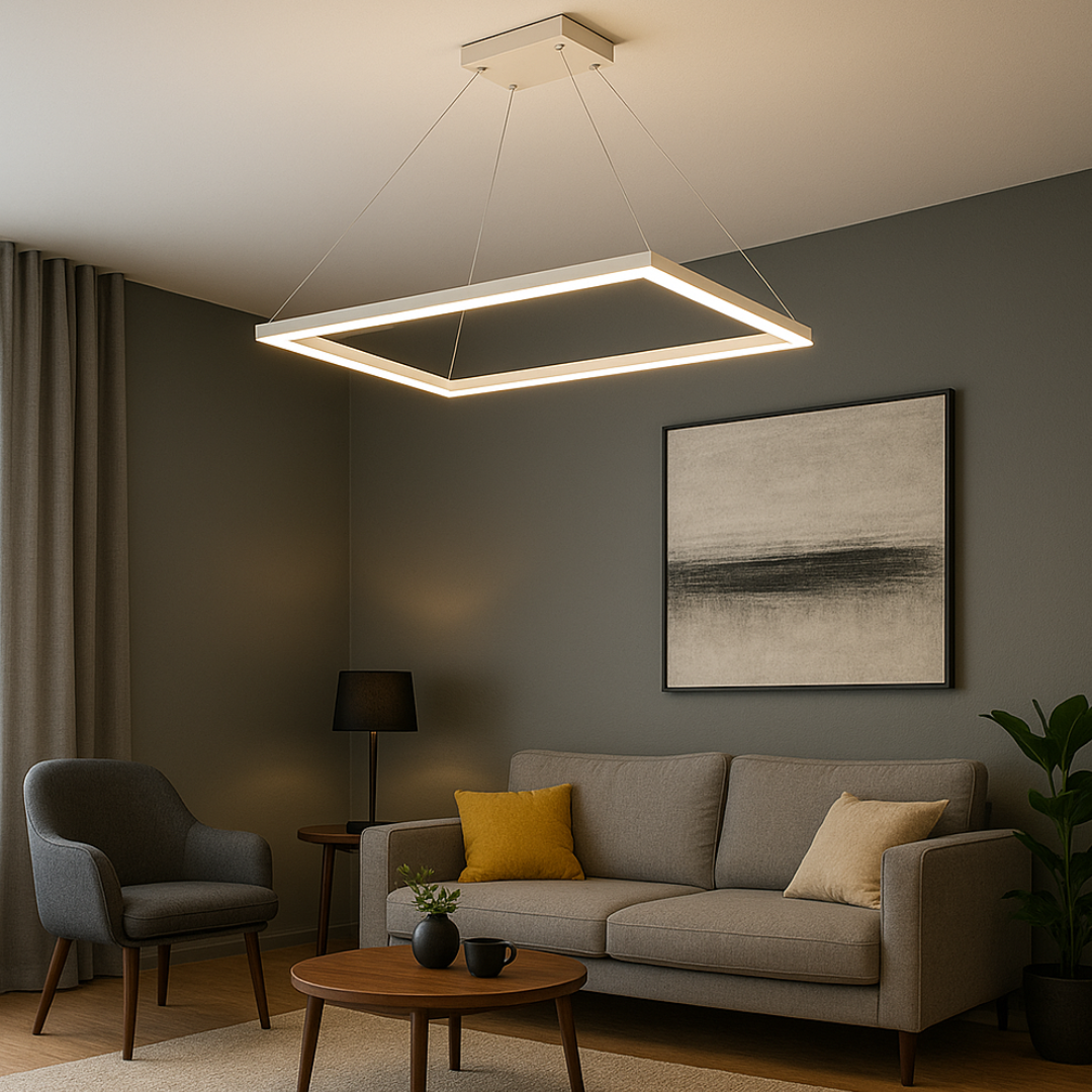 Lustra LED Suspendata White GlowPanel ALBA / SUSPENDATE / 40CM Lighting Fixtures