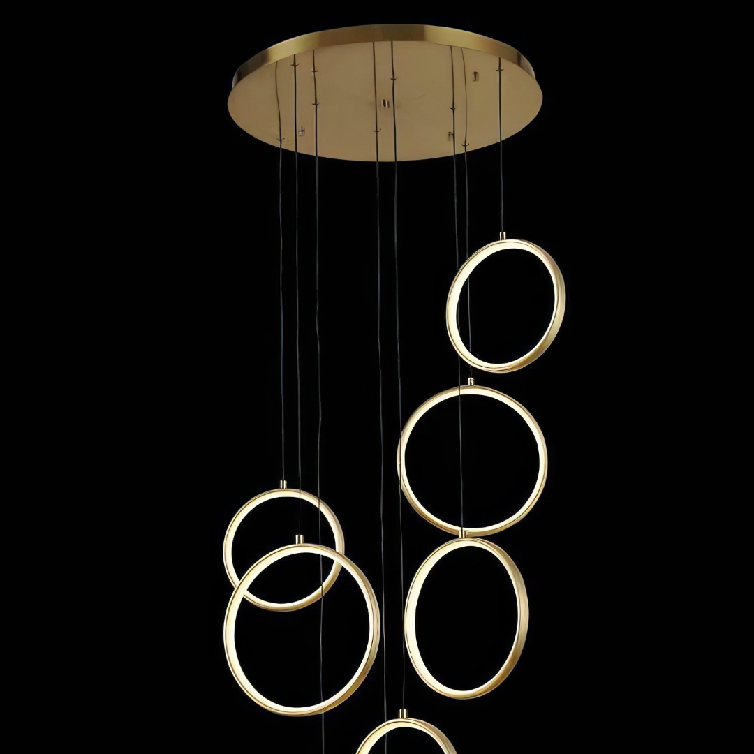 Lustra LED Suspendata GOLD Lightman AURIE Chandeliers Crystal