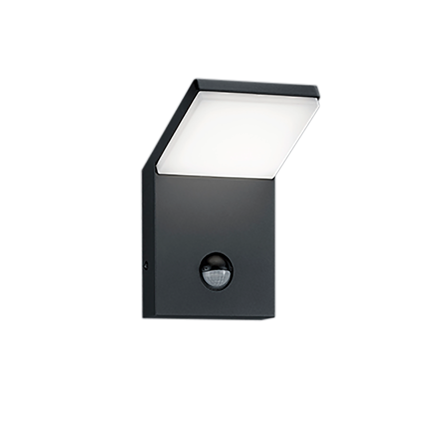 Aplica LED exterior PEARL cu senzor de miscare, IP54, antracit