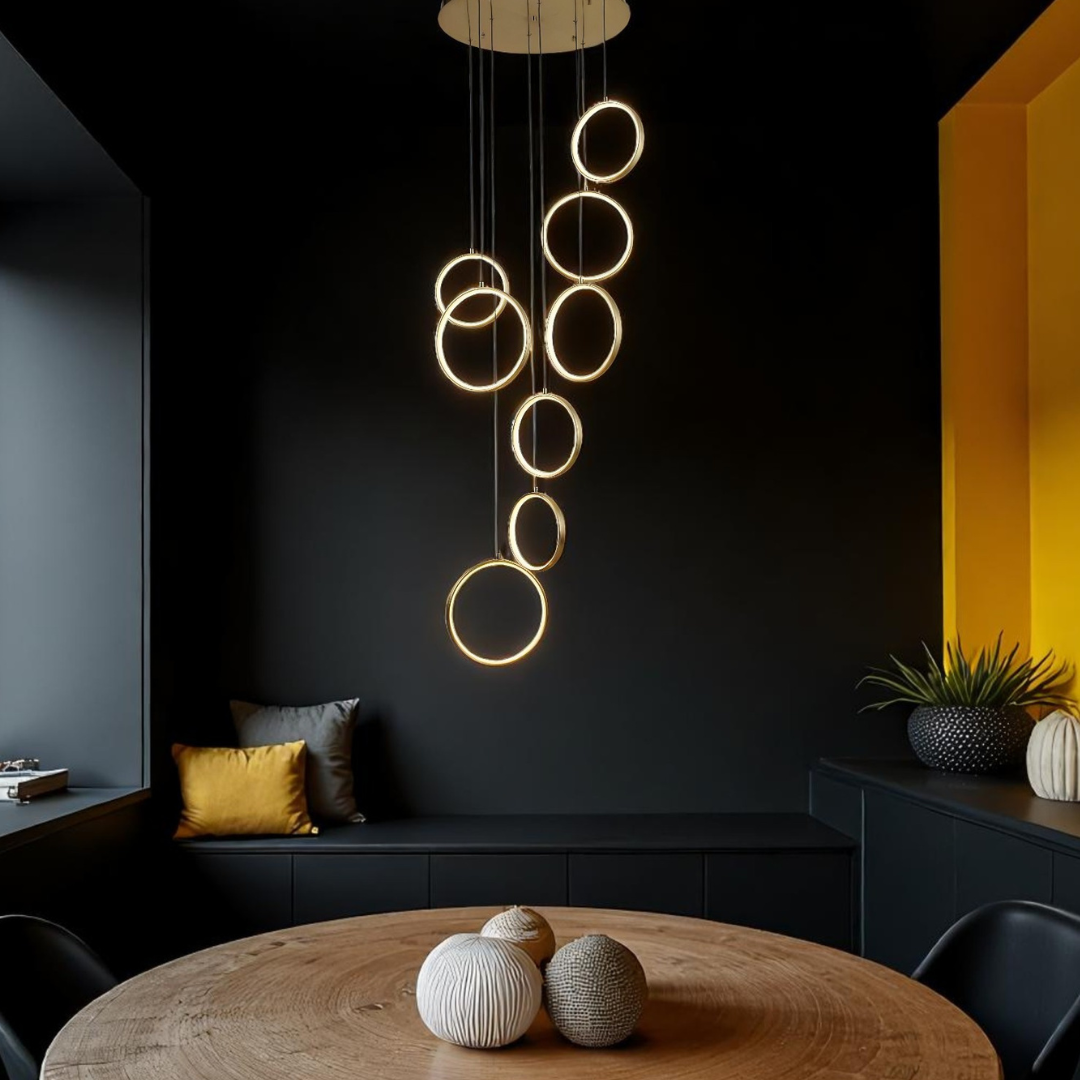 Lustra LED Suspendata GOLD Lightman AURIE Chandeliers Crystal