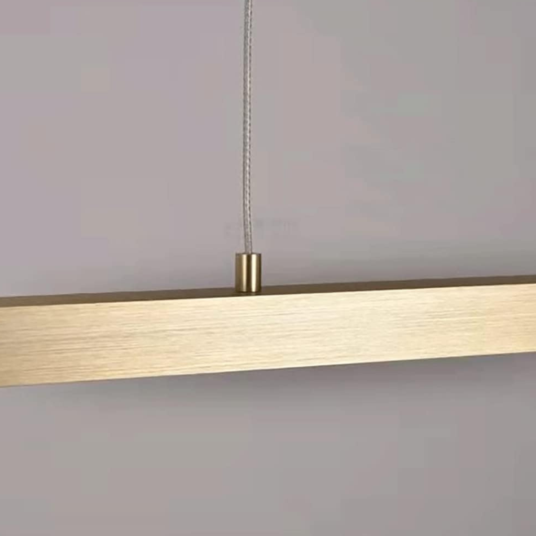 Lustra LED 72W OFFICE Suspendata Gold cu Telecomanda P1936-90 GD AURIE / SUSPENDATE Lighting Fixtures