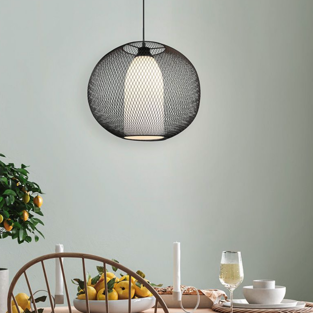 Lustra 1xE27 NovaField Suspendata 60W NEAGRA / SUSPENDATE Lighting Fixtures