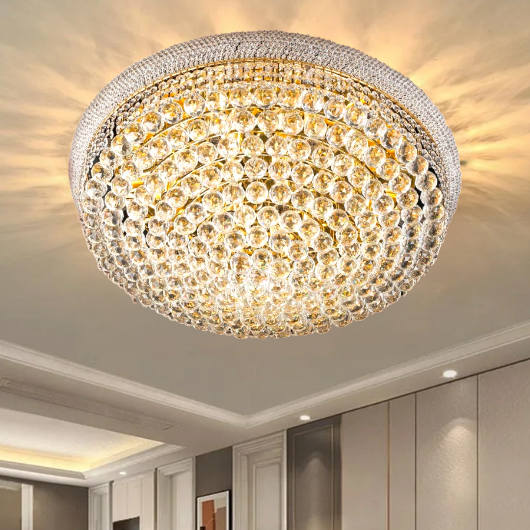 Lustra LED Aplicata Crystal Dome Royale Aurie Chandeliers