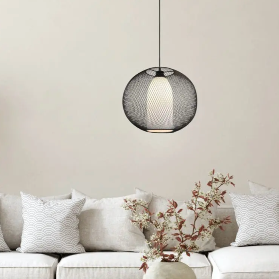 Lustra 1xE27 NovaField Suspendata 60W NEAGRA / SUSPENDATE Lighting Fixtures