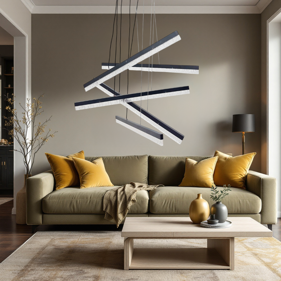 Lustra Suspendata Mira WG5132-5 NEAGRA / SUSPENDATE Lighting Fixtures