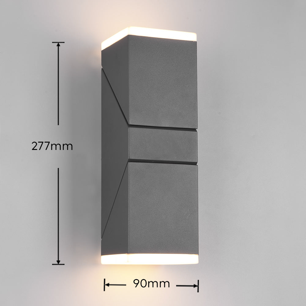 Aplica LED Exterior Premium AVON Dark Grey 28CM