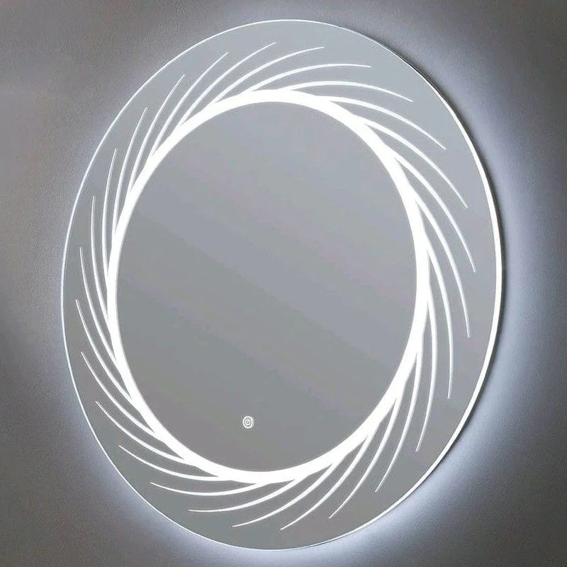 Oglinda LED VIONNA Rotunda 60CM Functie Dezaburire, Ceas, Touch, 3 Lumini