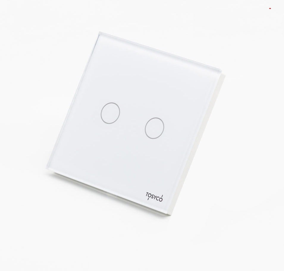 Intrerupator Dublu Cu Touch Din Sticla