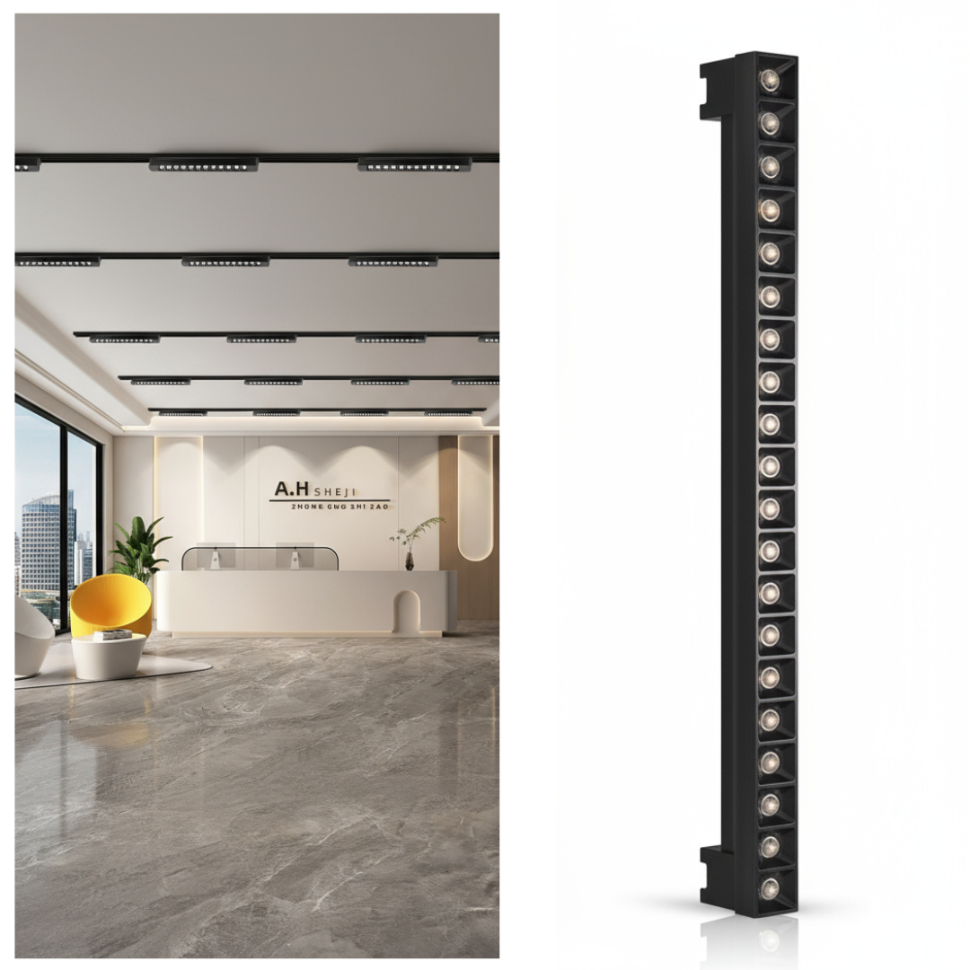 Spot Pentru Sina Magnetica Clasica ALIS 220v Black