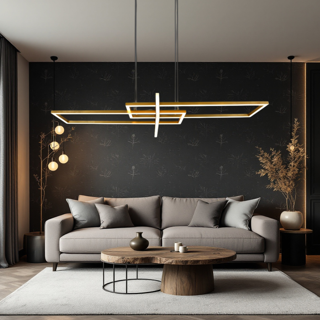 Lustra LED Aurie 34W Suspendata LumaEdge AURIE / SUSPENDATE Lighting Fixtures