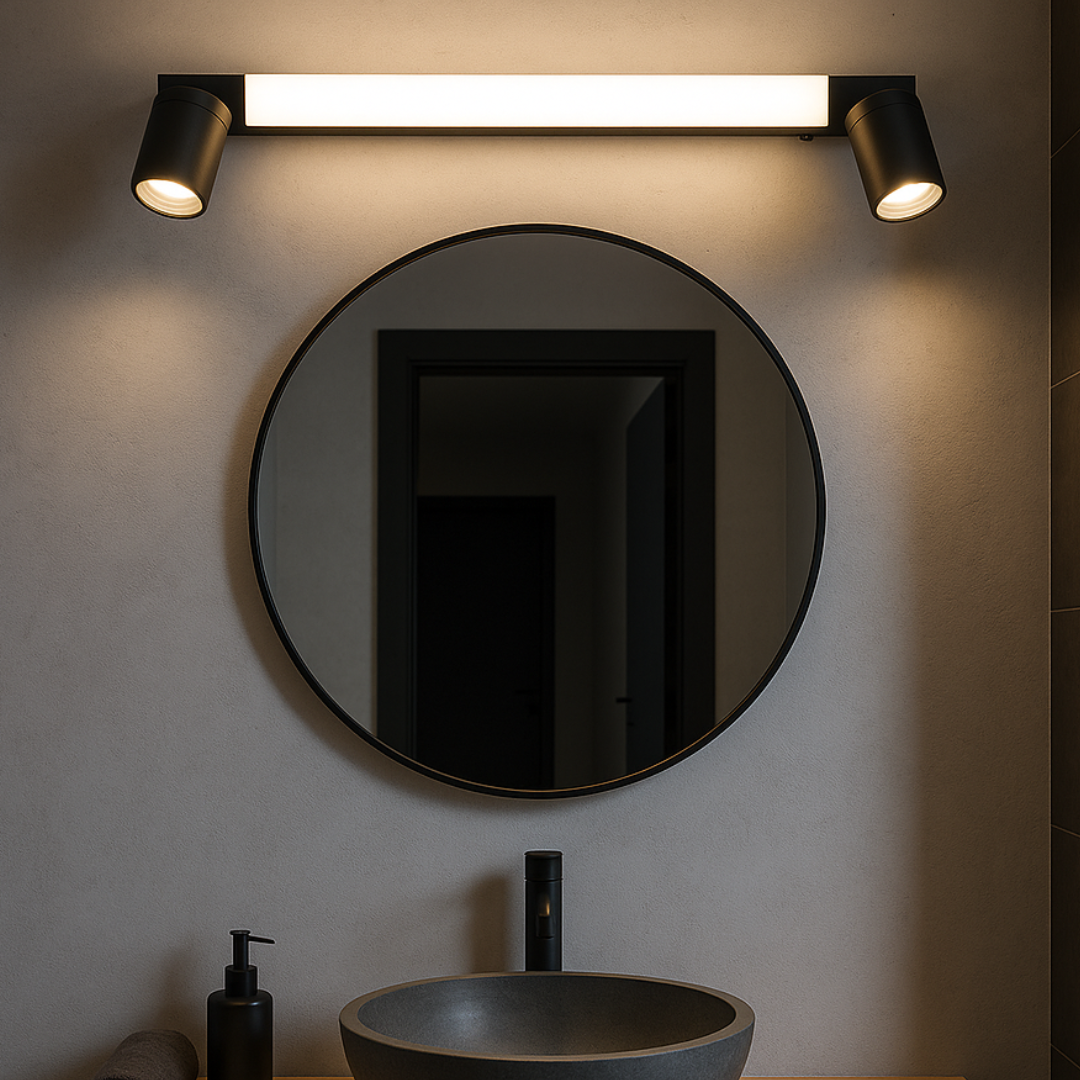 Lustra LED cu Spoturi ENRICO Black NEAGRA / 60CM led ceiling light