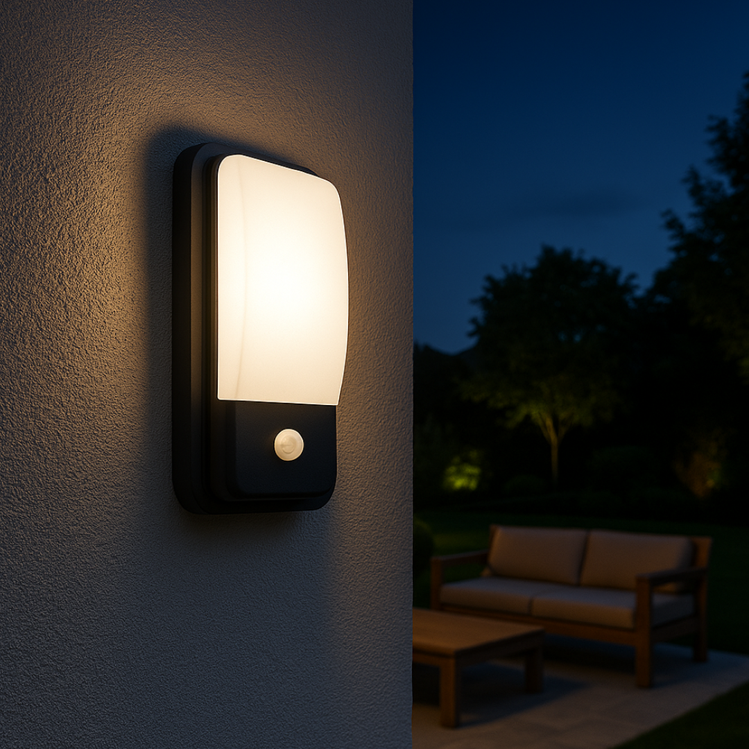 Aplica LED Exterior 20W cu Senzor BG38-00402 APLICA PERETE / NEAGRA Lighting Fixtures