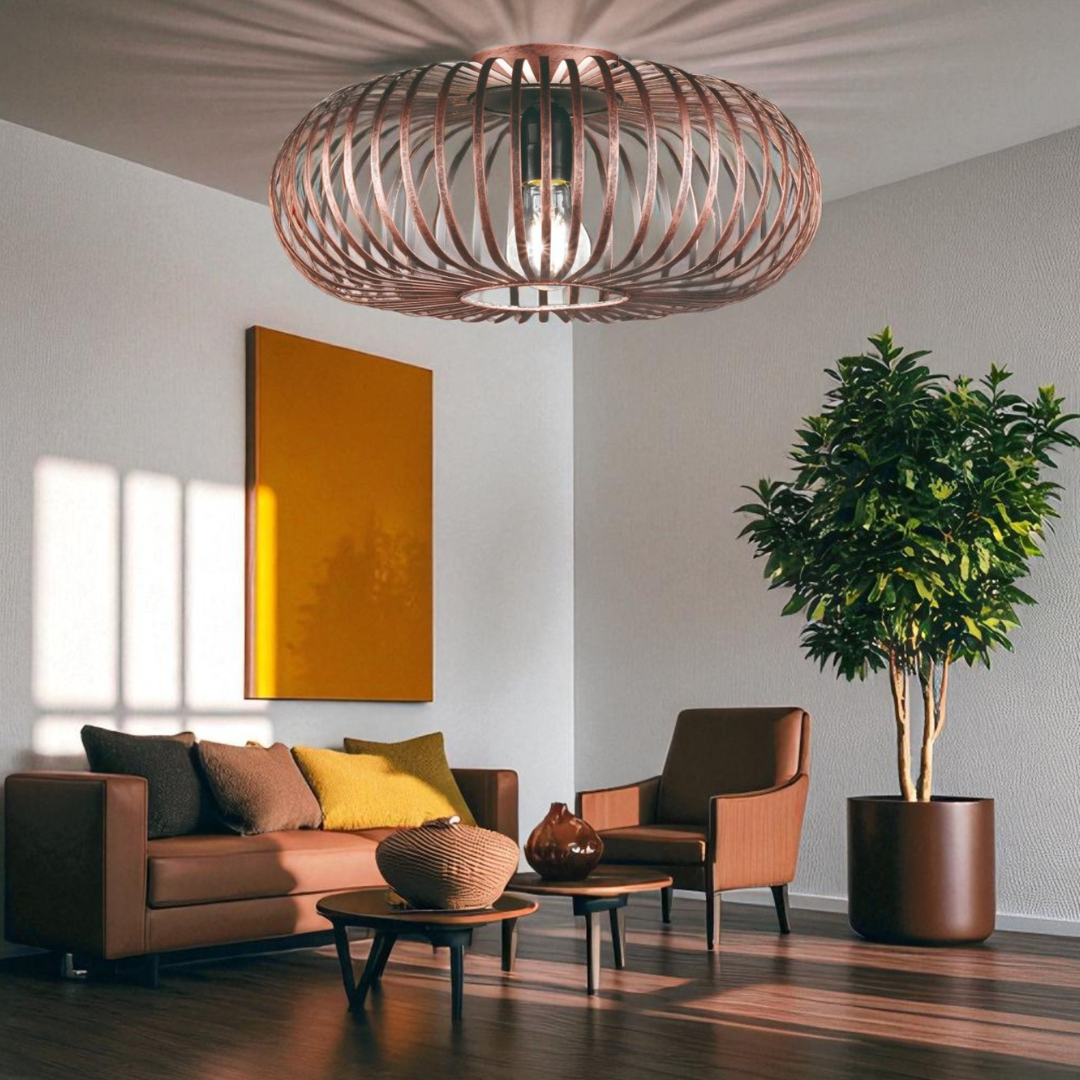 Lustra Cupru 1xE27 JOHANN CUPRU / VINTAGE SI RETRO DESIGN Lighting Fixtures