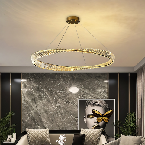 Lustra LED Cristal Suspendata EnVogue cu Telecomanda Resigilat R2