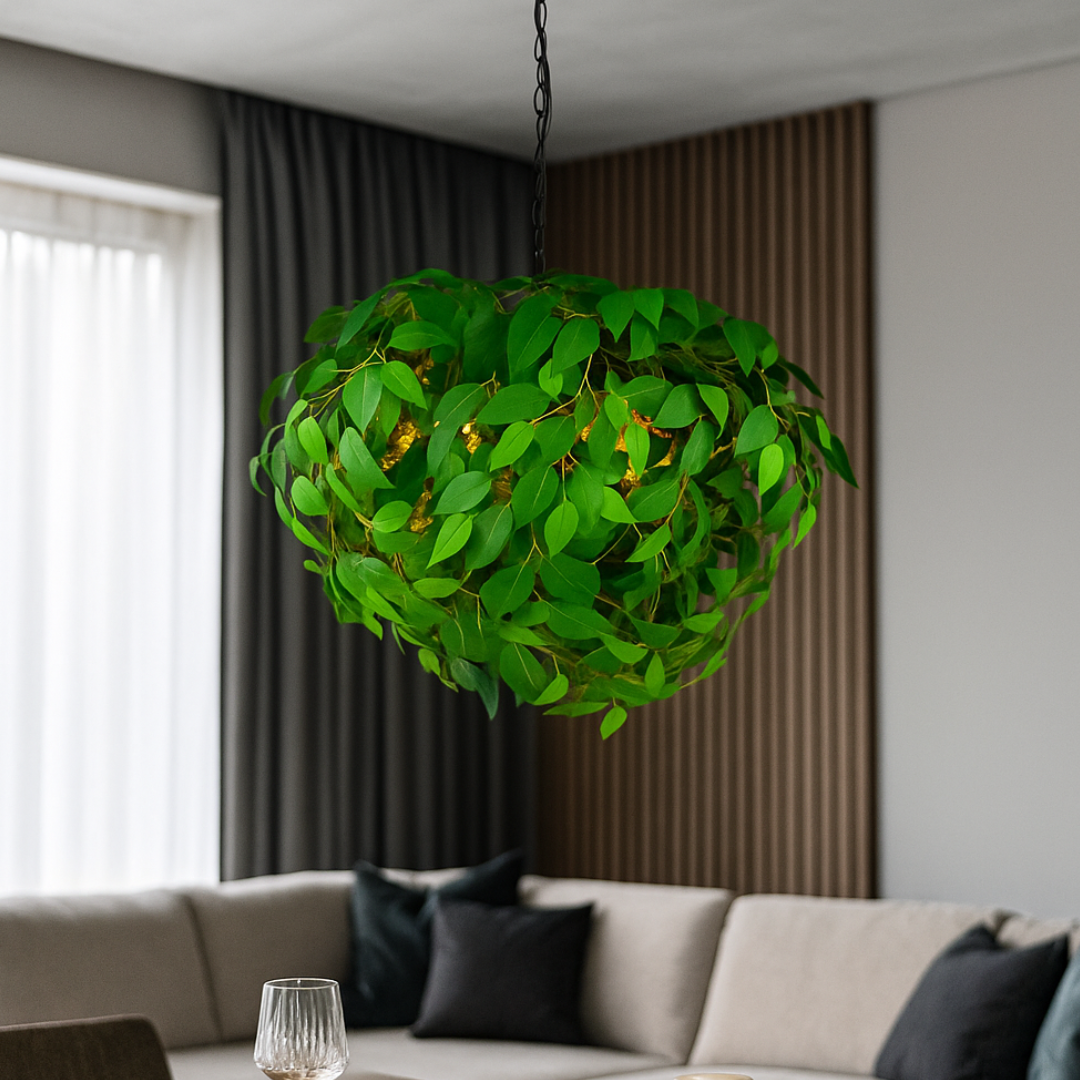 Lustra Suspendata 4x E14 LEAVY NEAGRA Lighting Fixtures