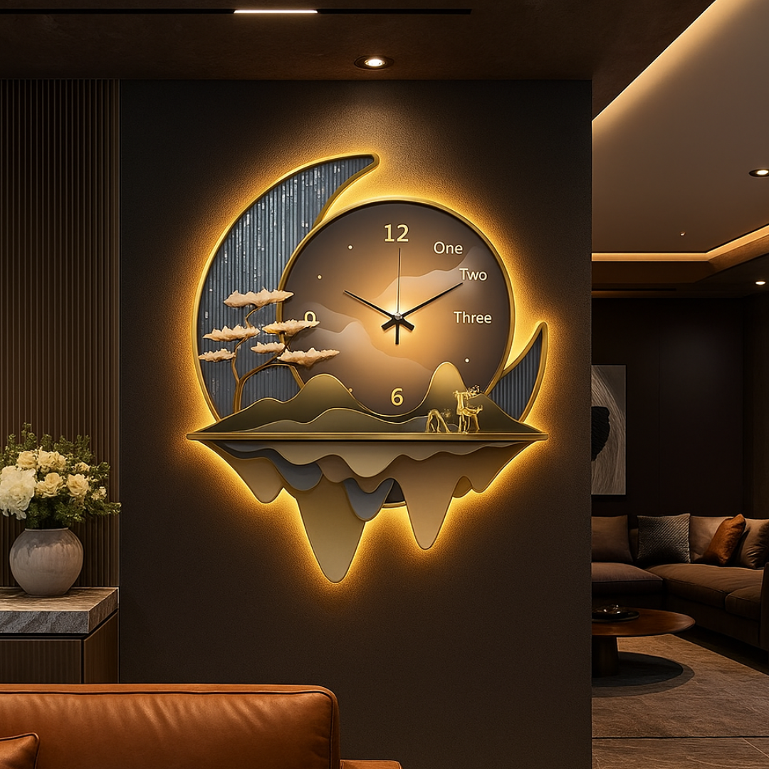 Aplica LED MoonClock 60cm AURIE / LUXURY Wall Light Fixtures