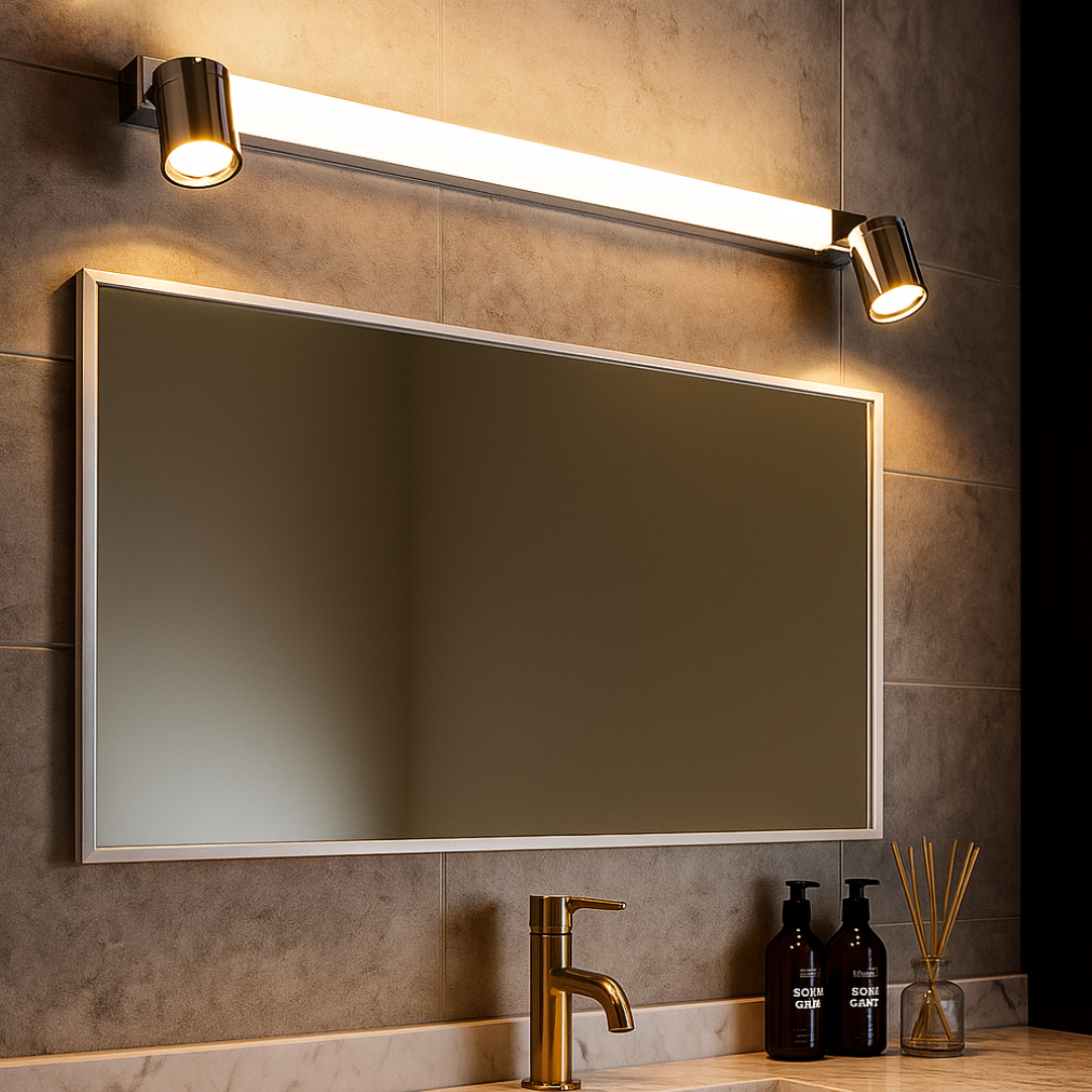 Lustra LED cu Spoturi ENRICO 2xGU10 NEAGRA / 90CM led ceiling light