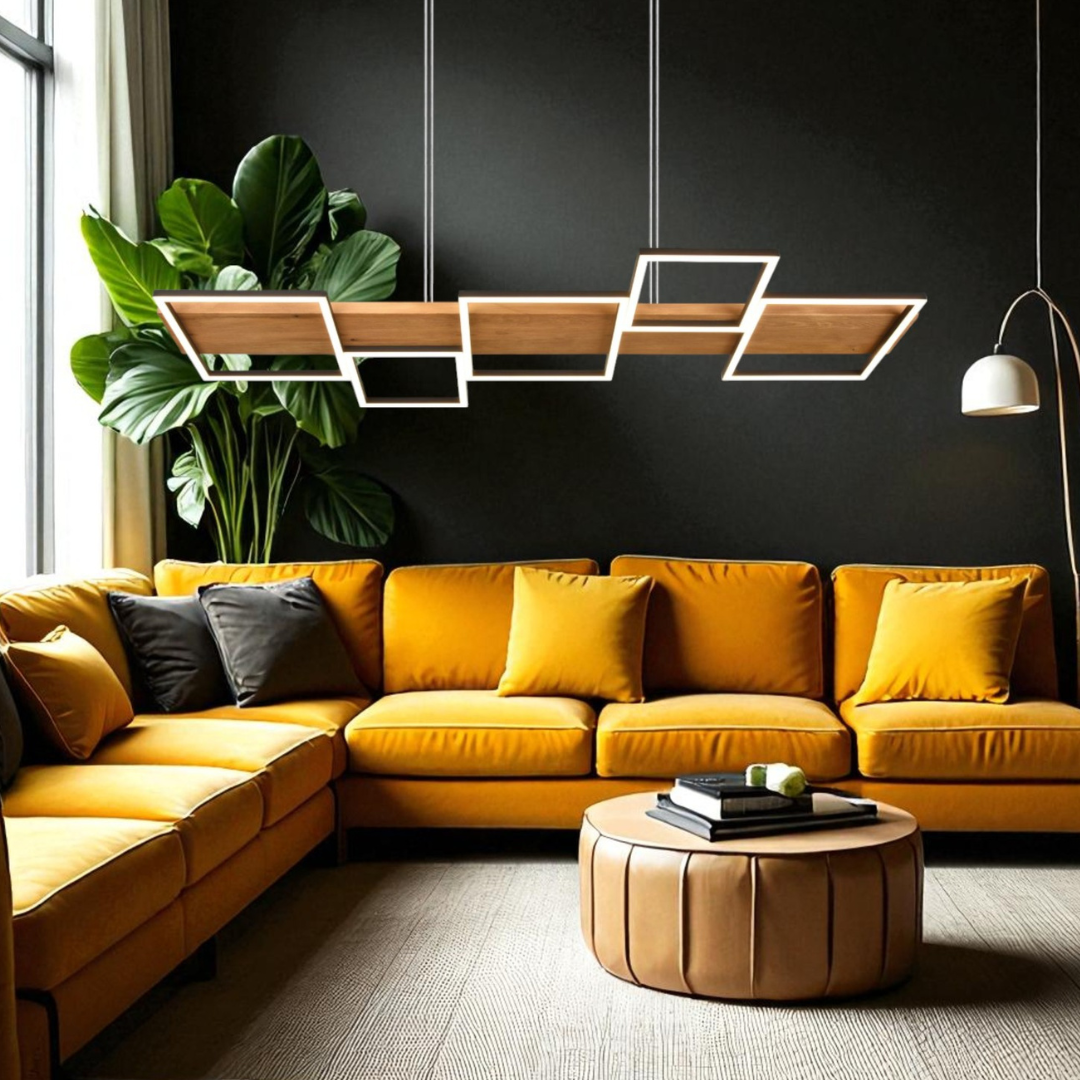 Lustra LED Suspendata WOOD HARPER LEMN / SUSPENDATE Lighting Fixtures