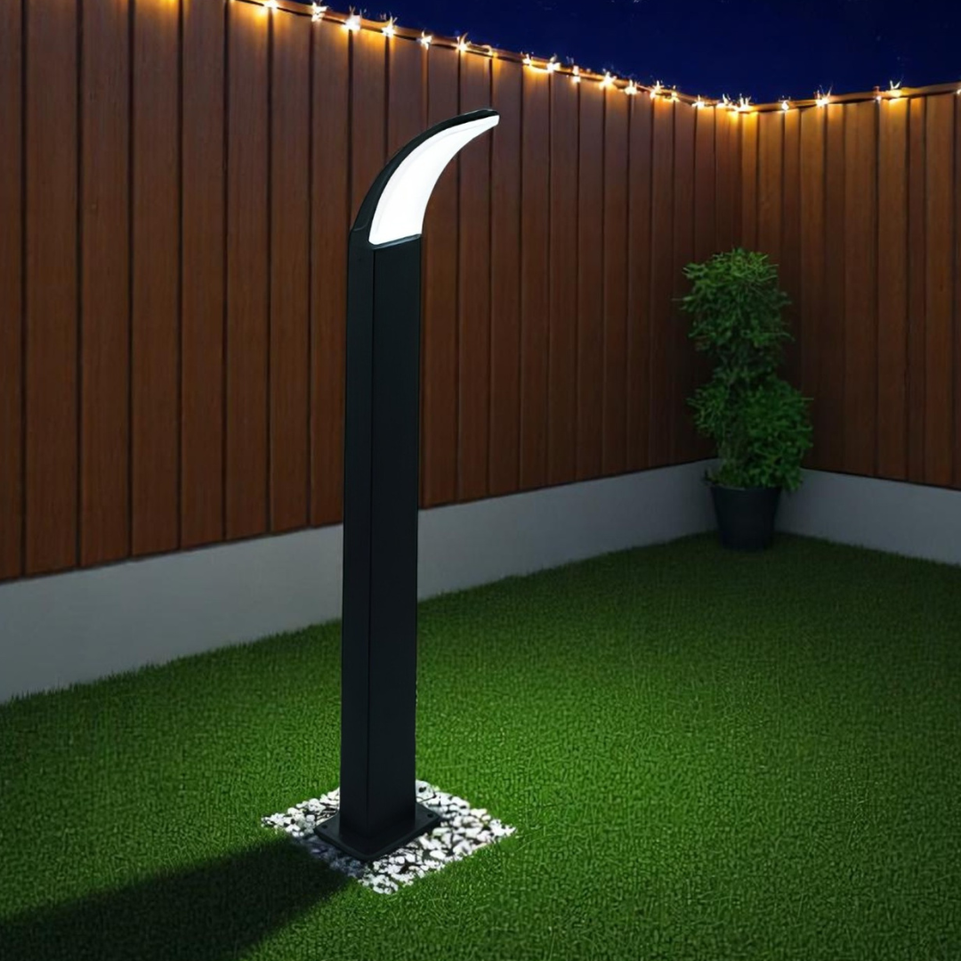 Stalp LED Black Exterior 11.5W IP44 98152 NEAGRA / STALP ORNAMENTAL / ALB CALD EXTERIOR LAMP