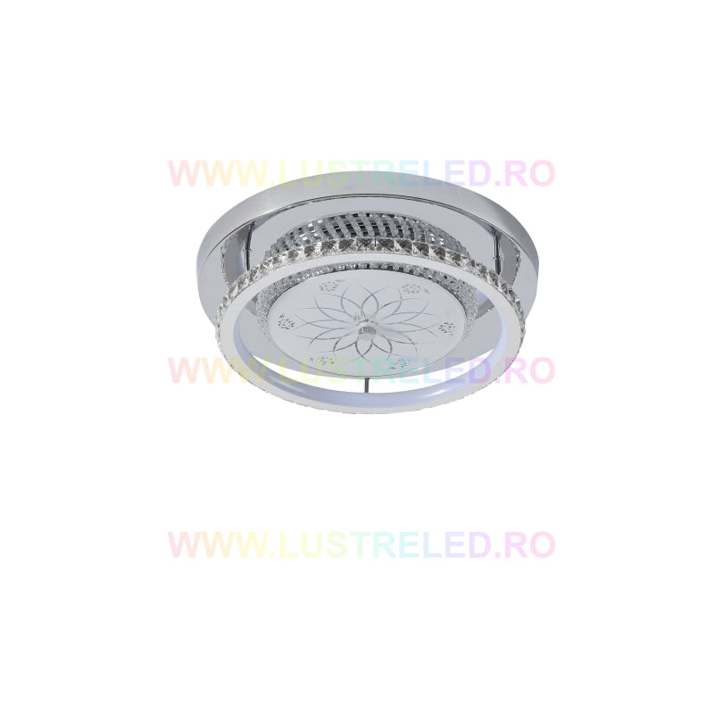 Lustra Led 60W Royal Rigs Silver Echivalent 300W Lighting Fixtures