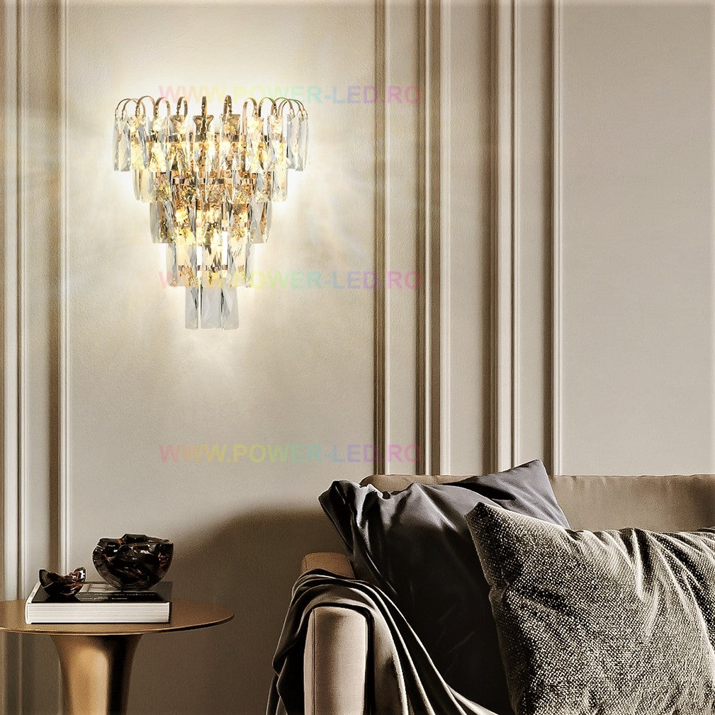 Aplica Perete Cristal May Aurie Wall Light Fixtures