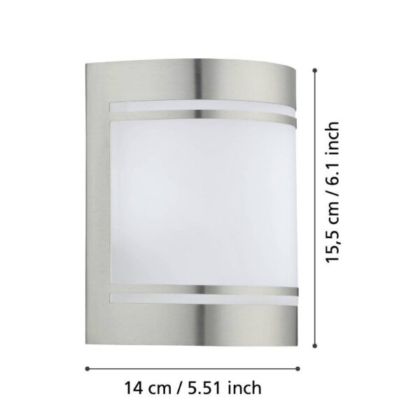 Aplica Exterior CERNO Silver ARGINTIE / APLICA PERETE Wall Light Fixtures