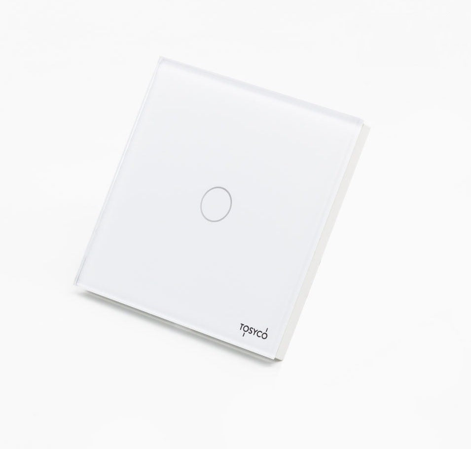 Intrerupator Cap Scara - Cruce Simplu Wireless Cu Touch Din Sticla