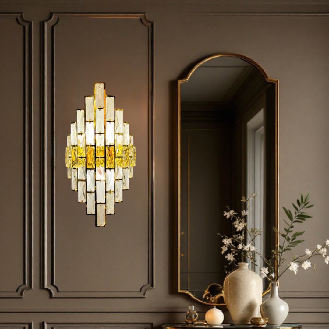 Aplica de Perete 3XE14 Bijou Royale AURIU / CRISTAL / APLICA PERETE Wall Light Fixtures