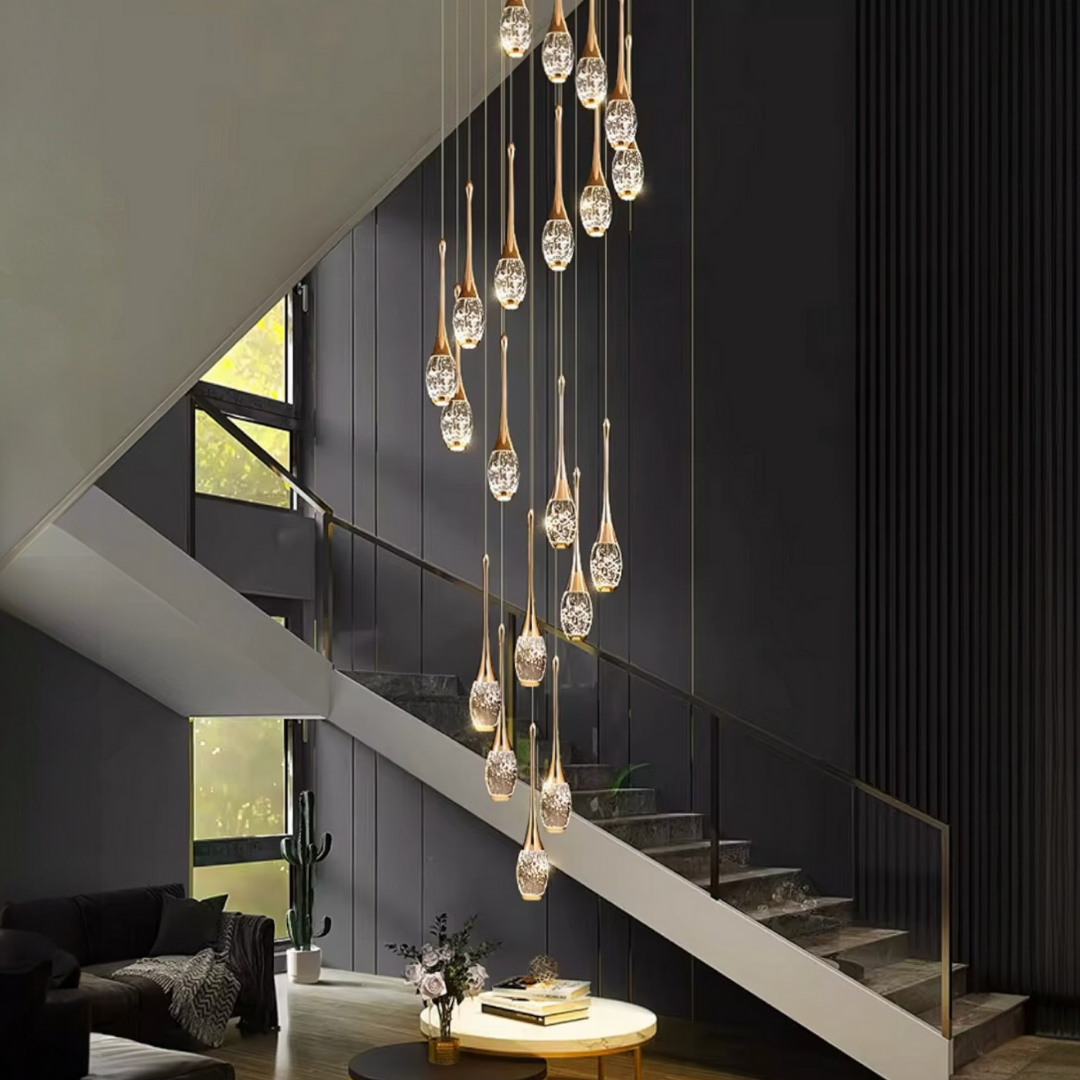Lustra LED Suspendata Cristal Seranova Lighting Fixtures