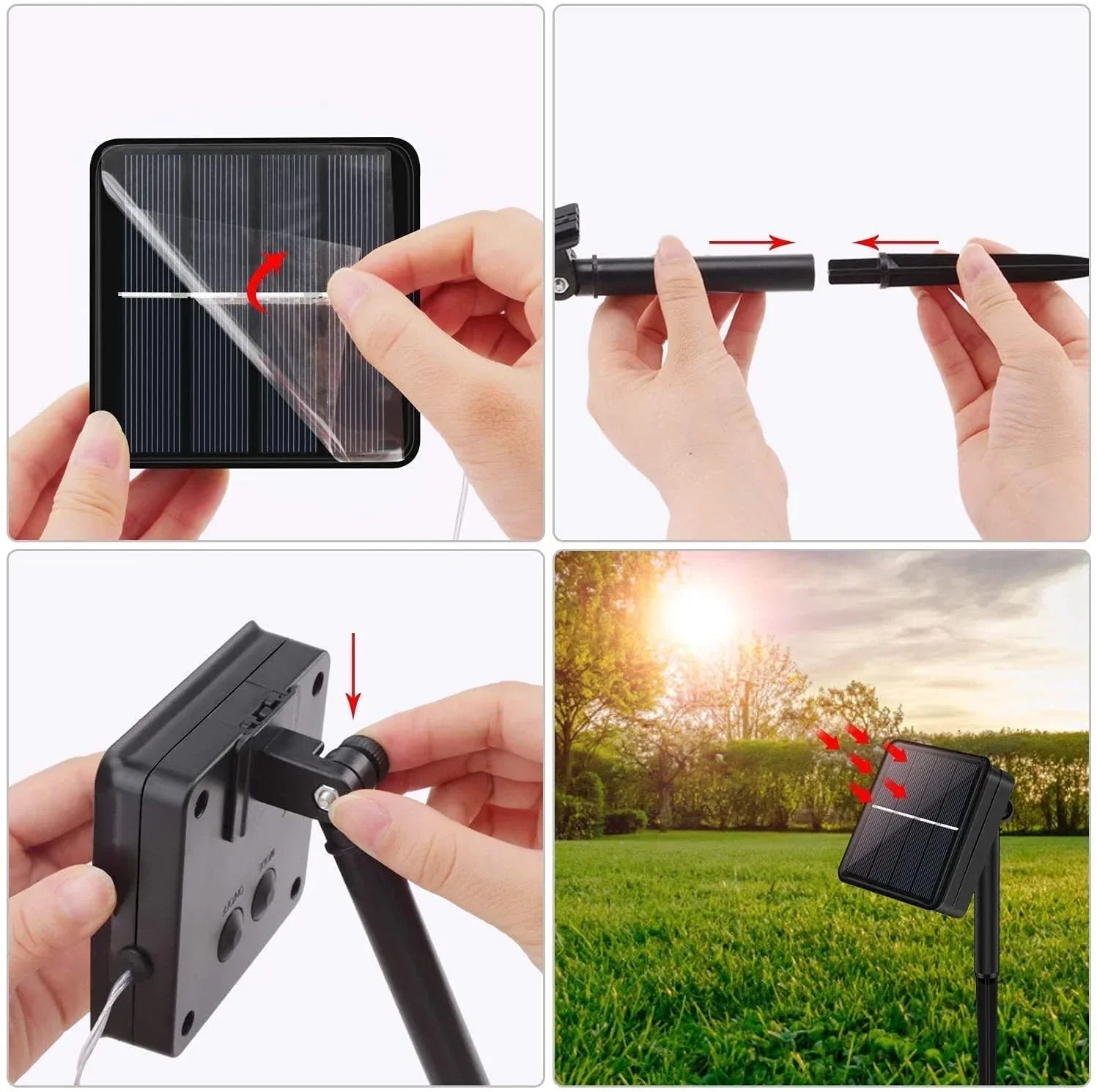 Instalatie Led Liniara Solara 100 Led-Uri 10M