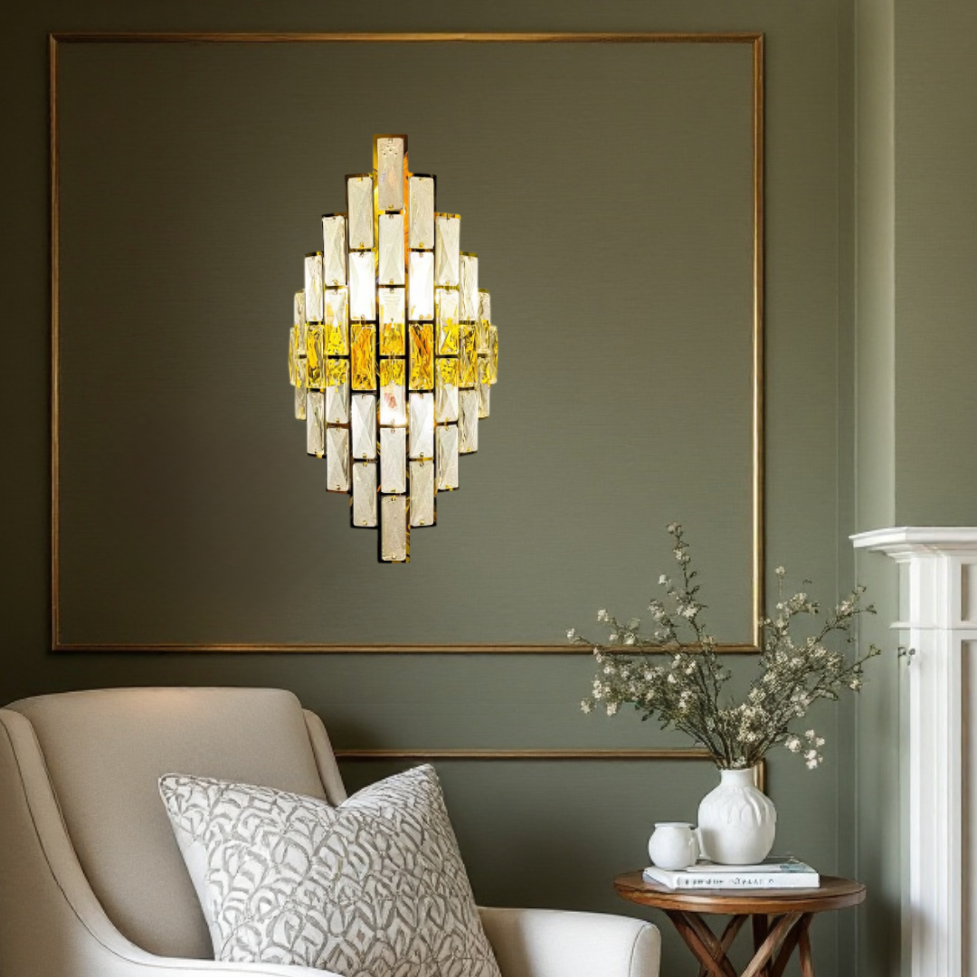 Aplica de Perete 3XE14 Bijou Royale AURIU / CRISTAL / APLICA PERETE Wall Light Fixtures