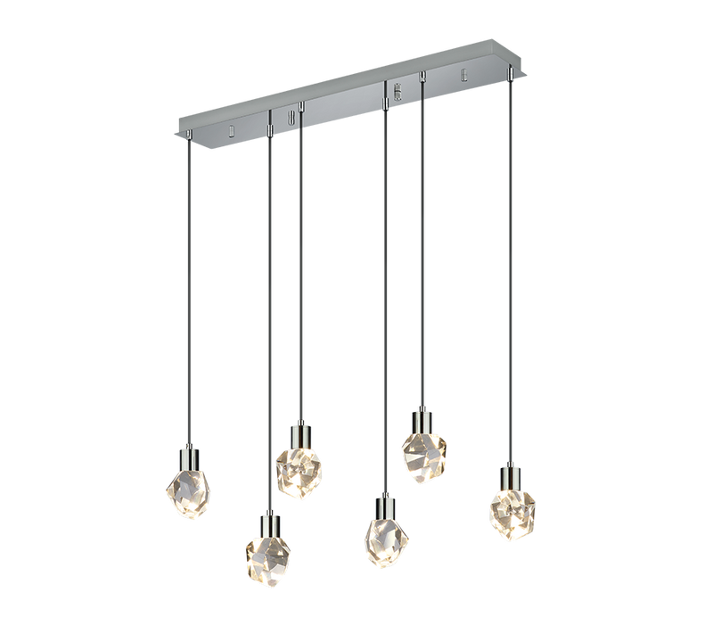 Lustra LED Premium Verano Silver Echivalent 400W