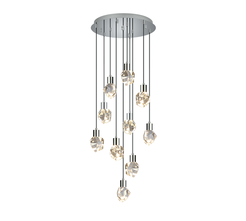 Lustra LED Premium Verano Silver Echivalent 650W