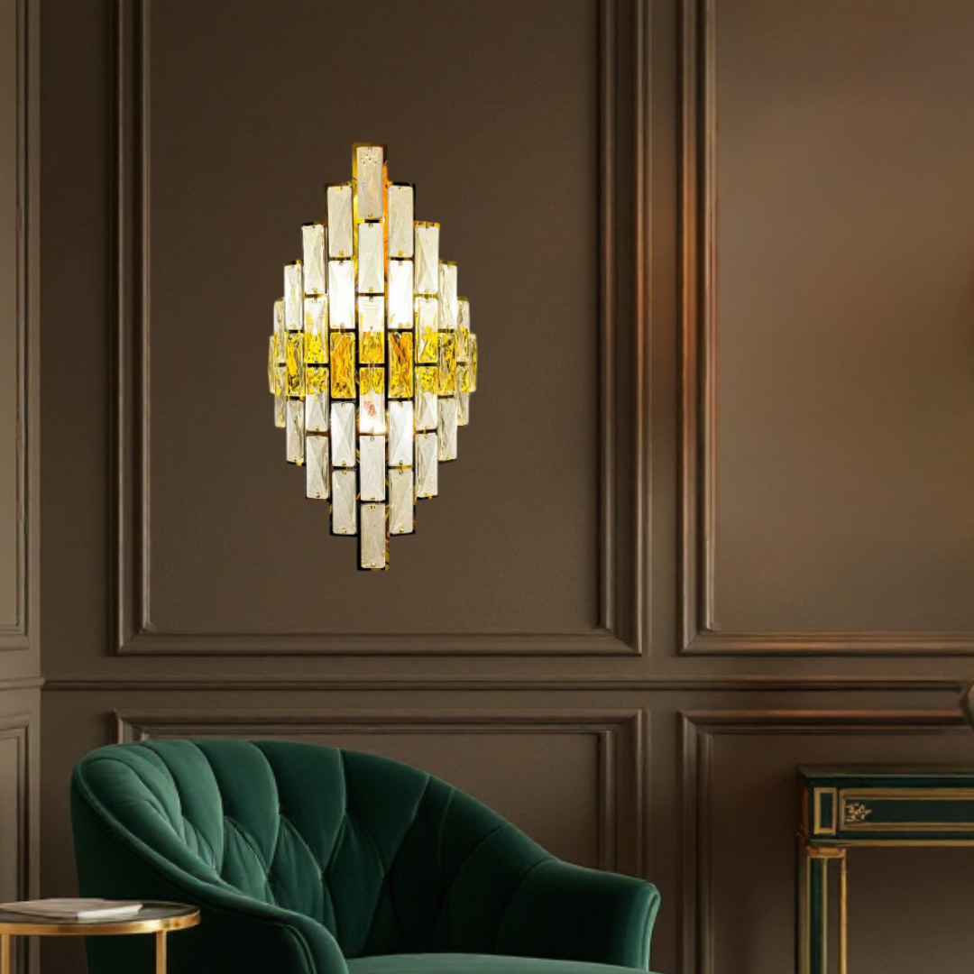 Aplica de Perete 3XE14 Bijou Royale AURIU / CRISTAL / APLICA PERETE Wall Light Fixtures