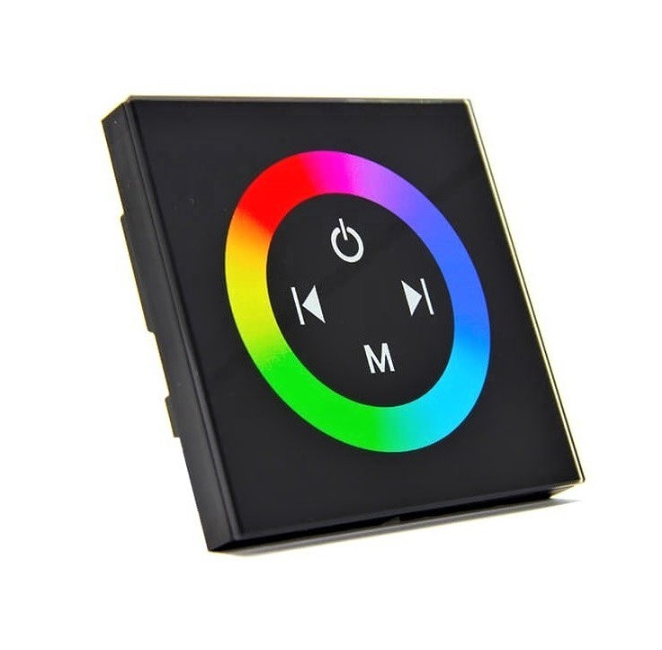 Controller Rgb 12V 12A Perete Touch Negru Lighting