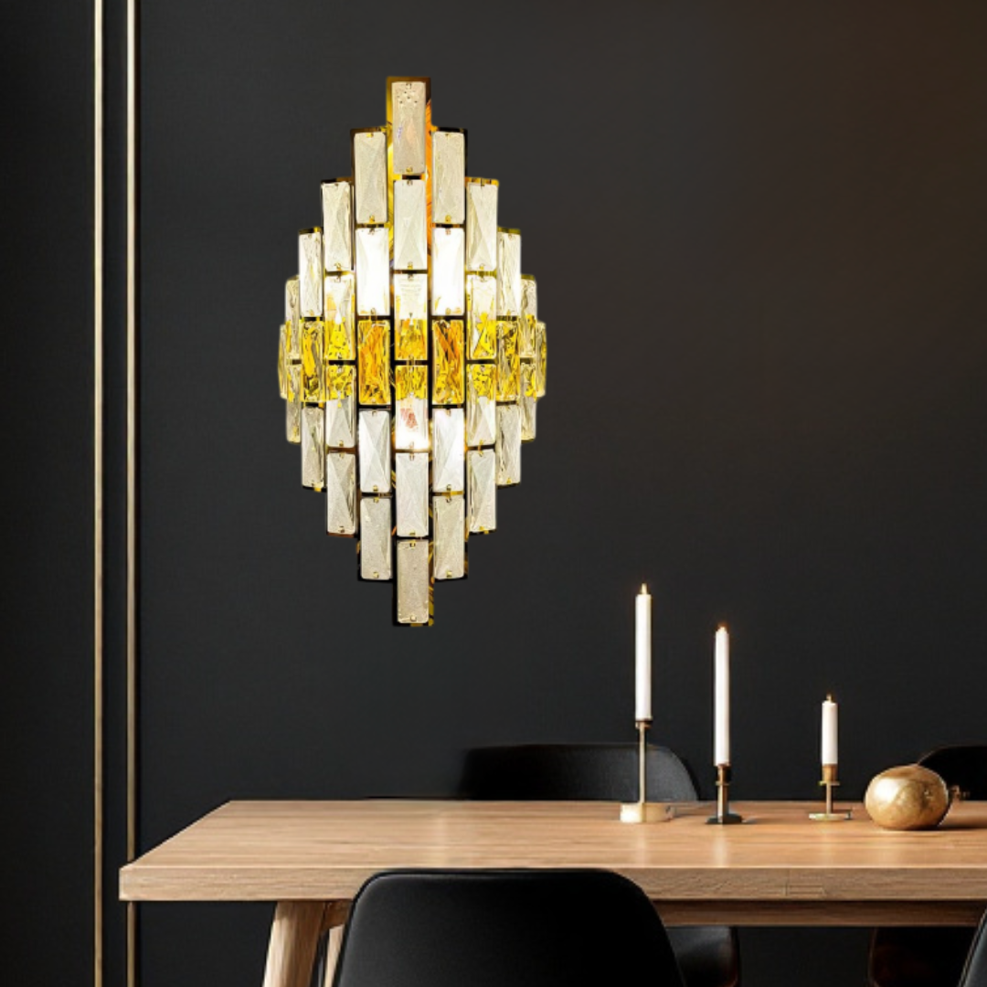 Aplica de Perete 3XE14 Bijou Royale AURIU / CRISTAL / APLICA PERETE Wall Light Fixtures