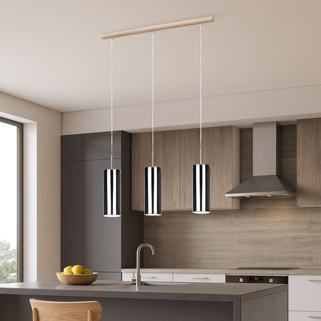 Lustra Suspendata SELVINO Silver 110CM ARGINTIE / SUSPENDATE / 110CM Chandeliers