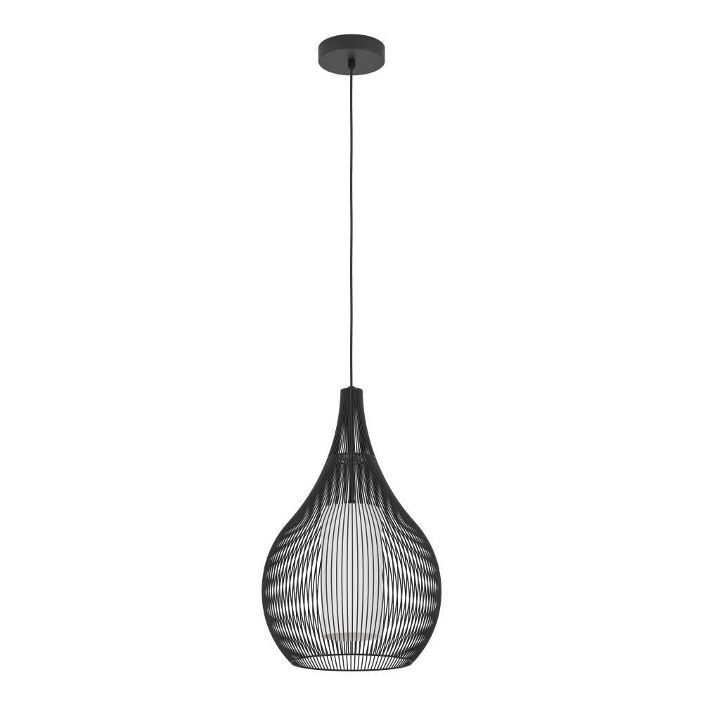 Pendul RAZONI 1 Black 110CM NEAGRA / ABAJUR Lighting Fixtures