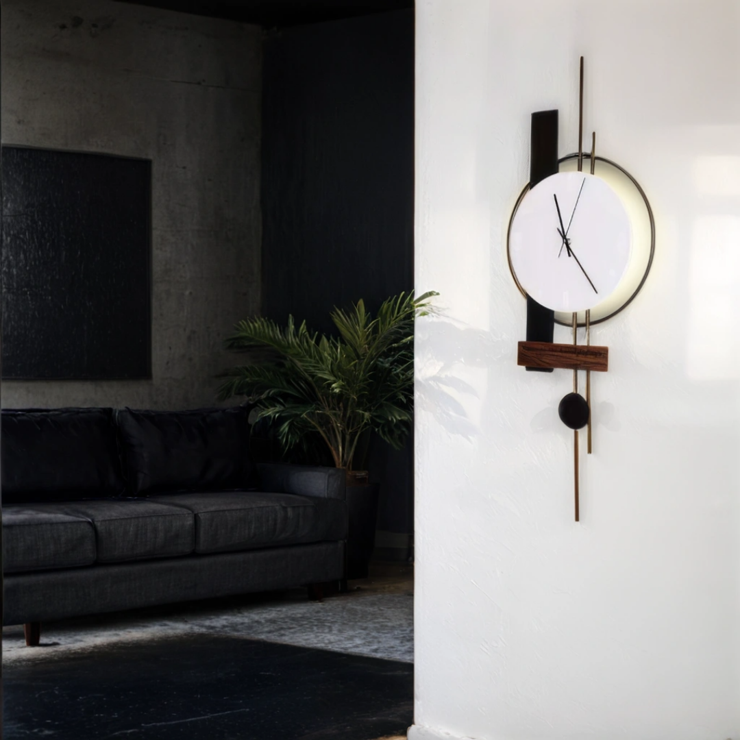 Aplica LED cu Ceas Chronos Point AL260-1 APLICA PERETE Wall Light Fixtures