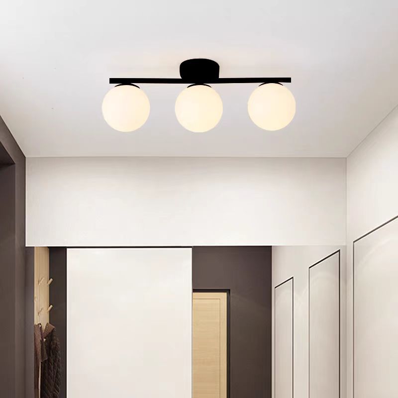 Lustra Abajur MAT Nordic Black 3xE27 DN117-3/BK NEAGRA / ABAJUR Chandeliers