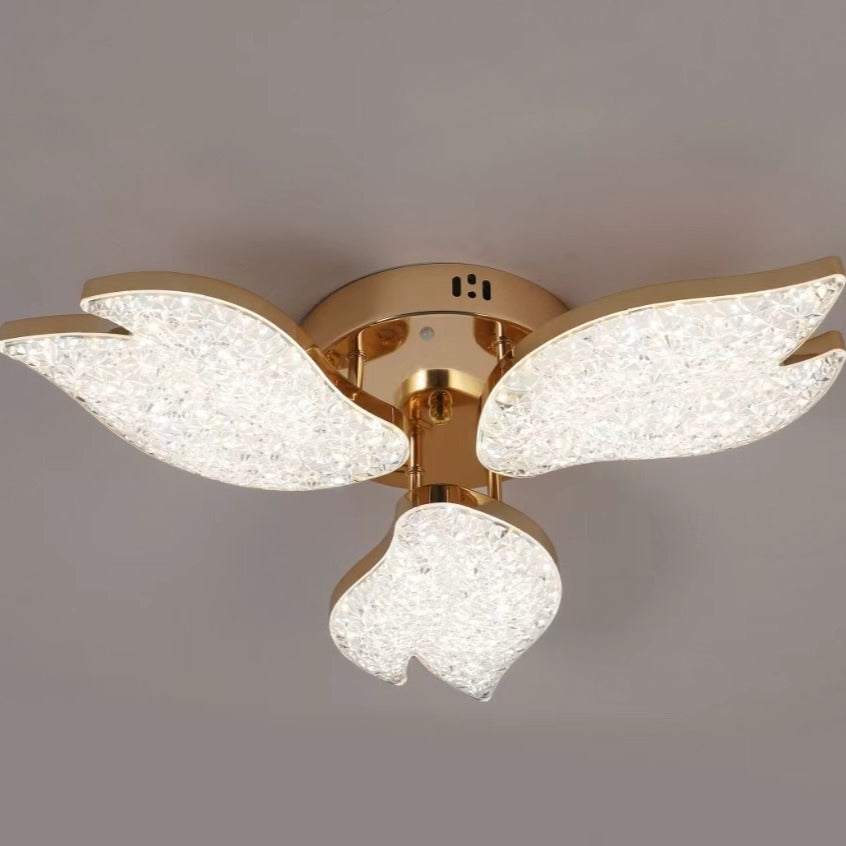 Lustra Mini JIBO Gold Echivalent 300W Telecomanda