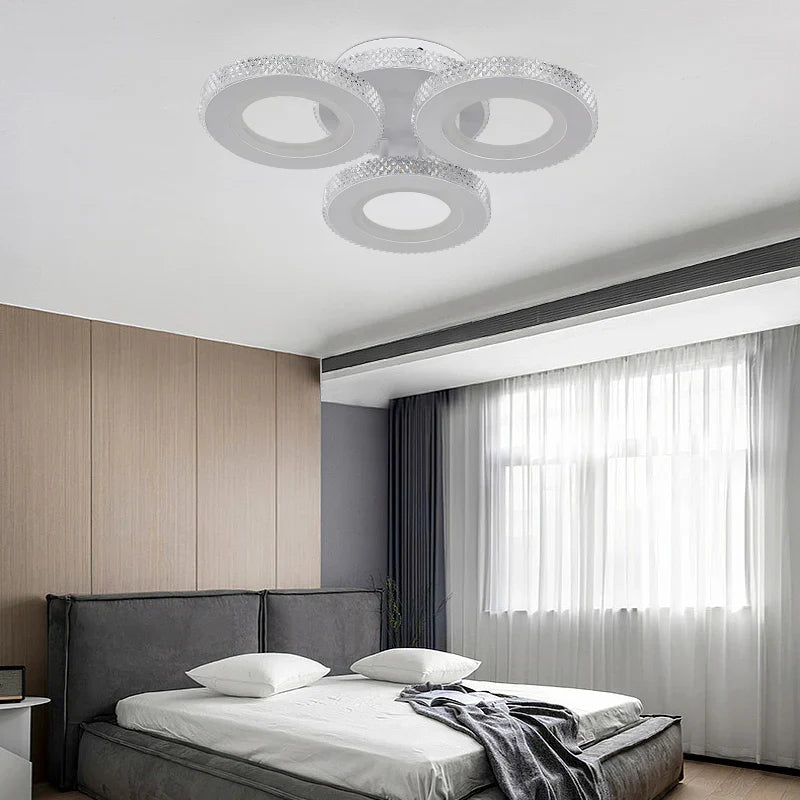 Lustra Led 122W M600-3 Rgb Telecomanda Echivalent 500W Lighting Fixtures