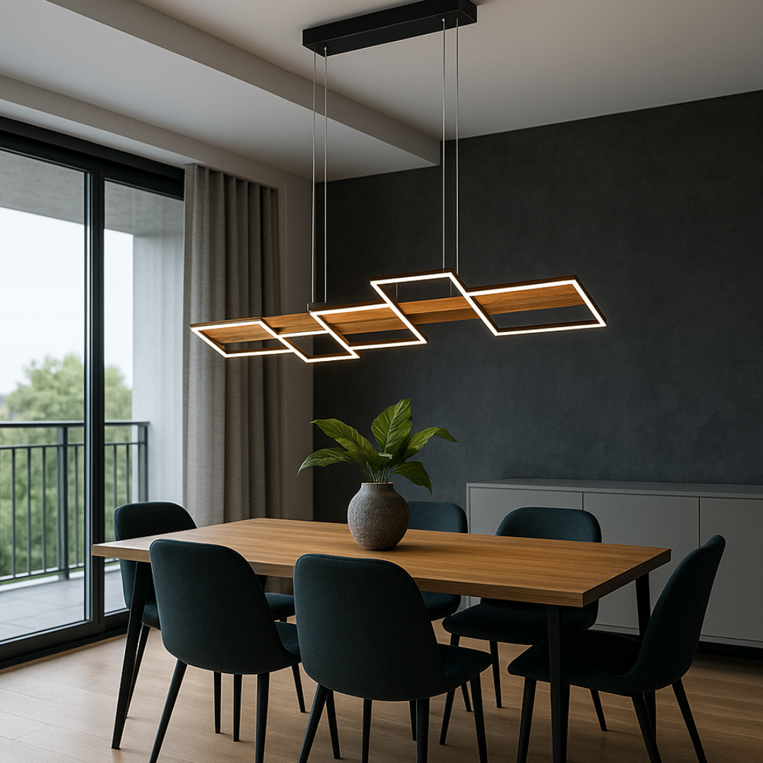 Lustra LED Suspendata WOOD HARPER LEMN / SUSPENDATE Lighting Fixtures