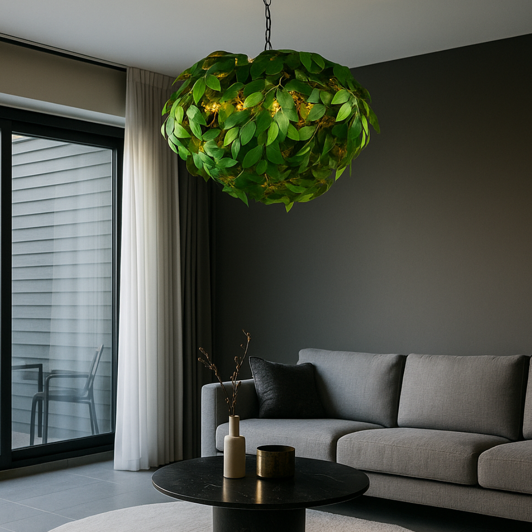 Lustra Suspendata 4x E14 LEAVY NEAGRA Lighting Fixtures