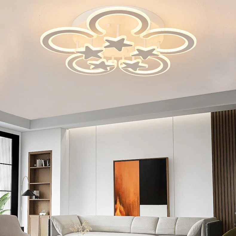 Lustra LED Maxi Moonlight Dreams Echivalent 800W Telecomanda ALBA / 50CM / KIDS Lighting Fixtures