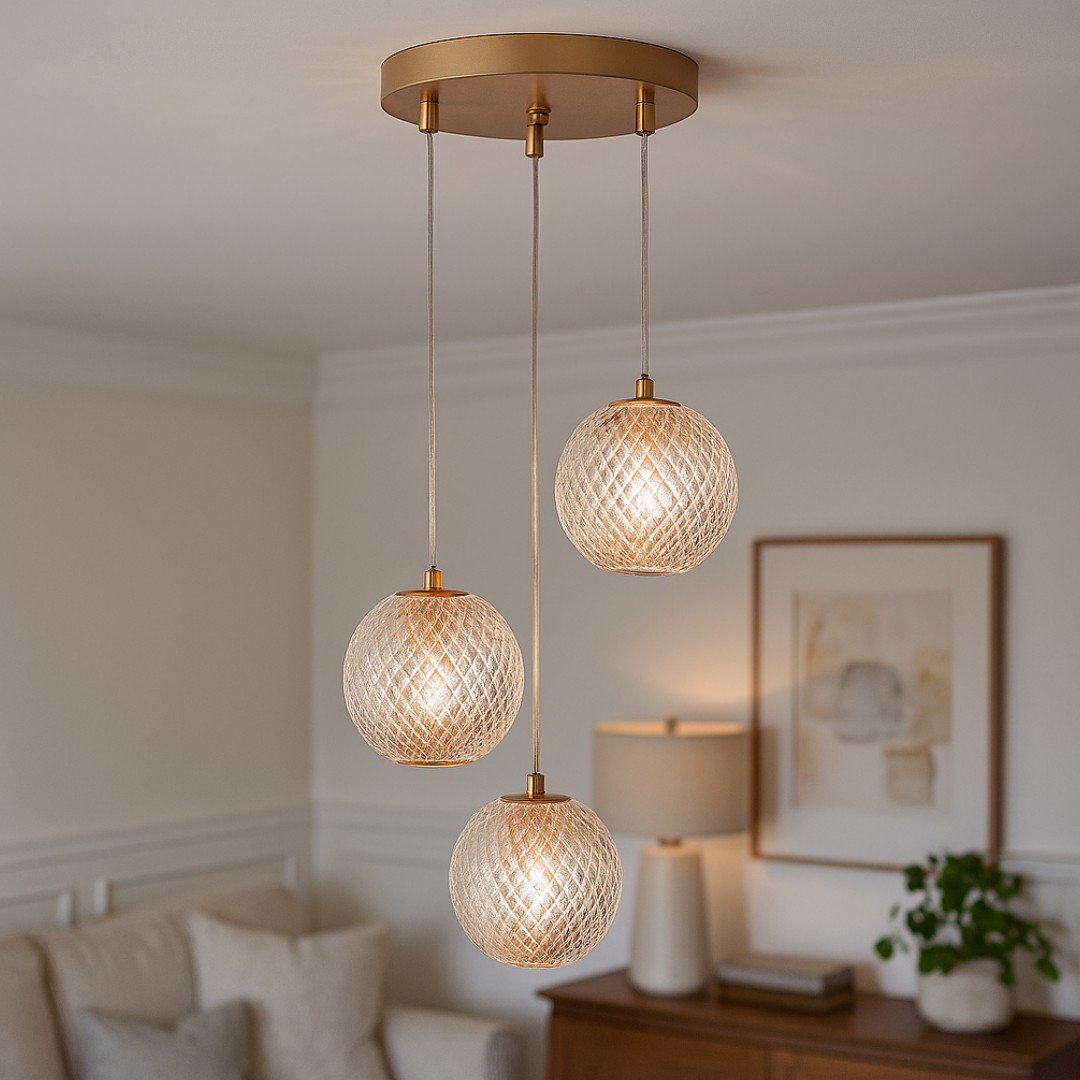 Lustra Abajur 3xG9 Gold AURIE / ABAJUR Lighting Fixtures