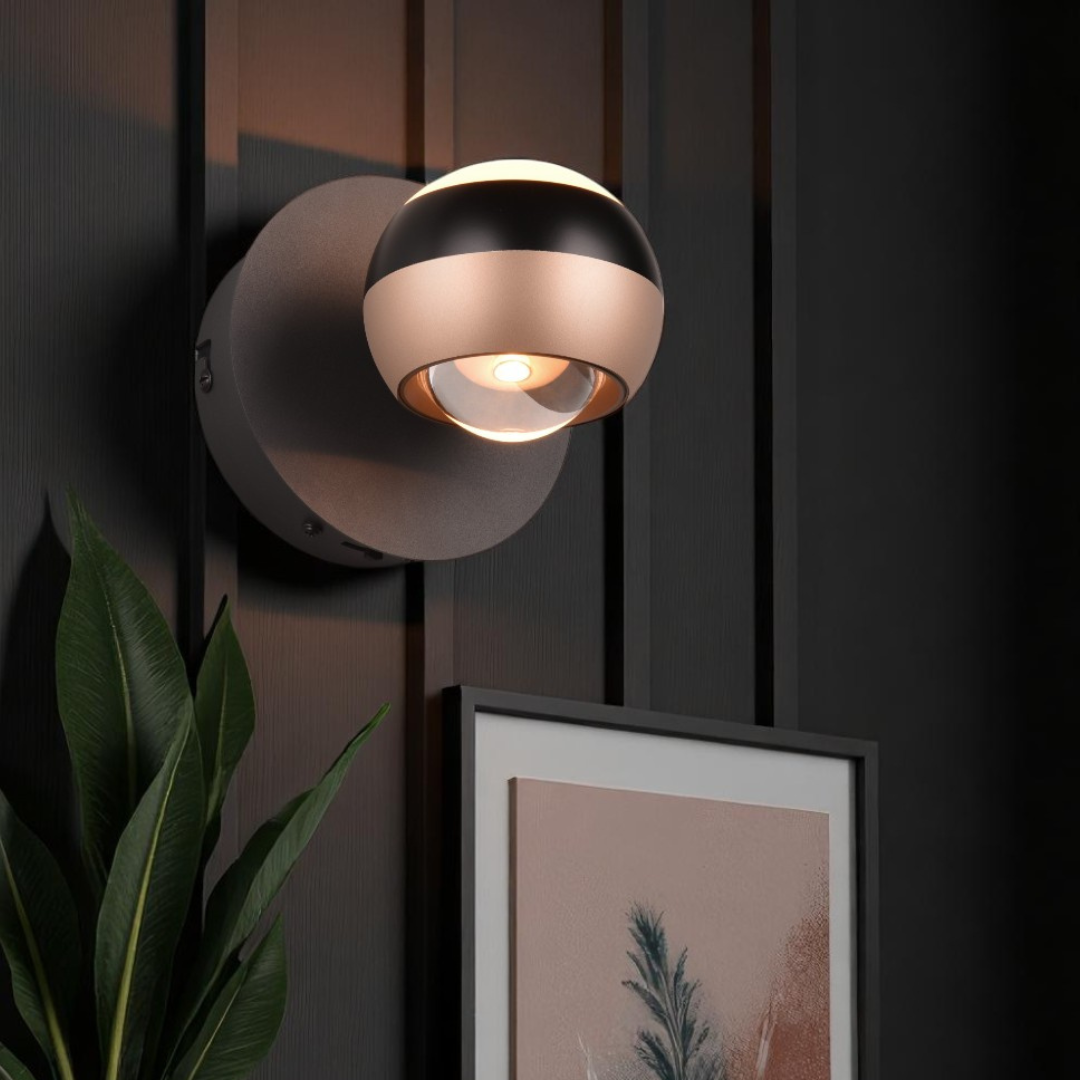 Aplica LED Orbit NEAGRA / APLICA PERETE / MINIMALIST DESIGN Wall Light Fixtures