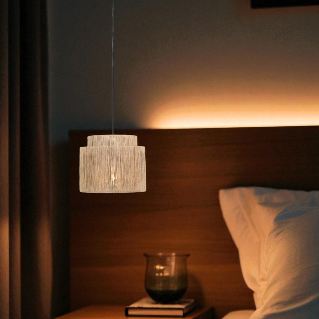 Pendul SMILLA Wood 1x E27 NEAGRA Lighting Fixtures