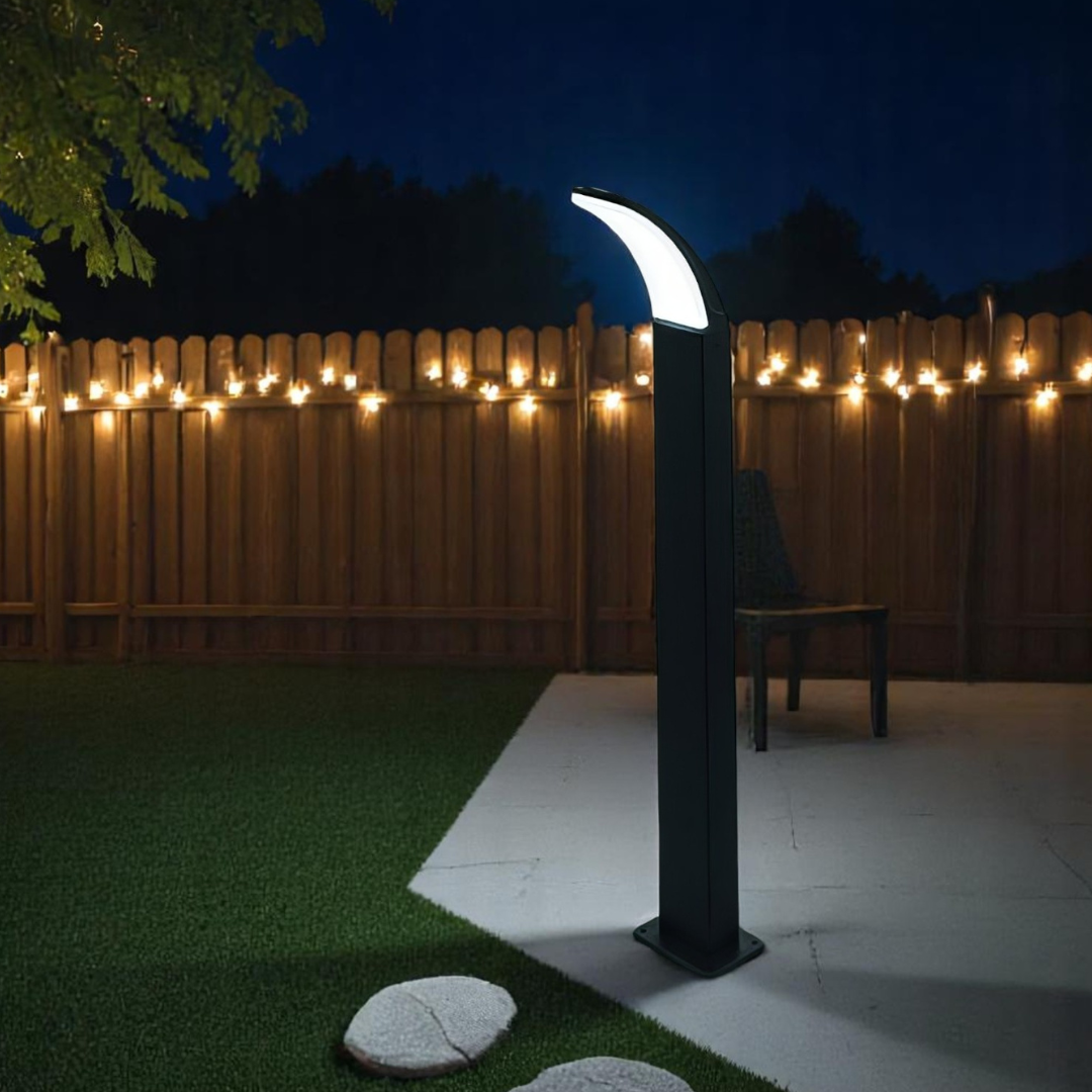 Stalp LED Black Exterior 11.5W IP44 98152 NEAGRA / STALP ORNAMENTAL / ALB CALD EXTERIOR LAMP